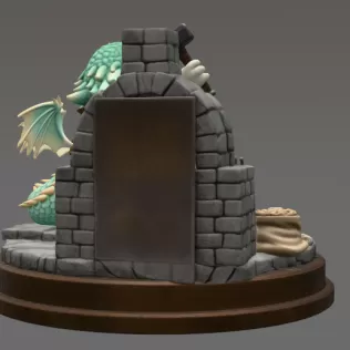 Blacksmith Dragon STL File for 3D Print - Model thumbnail 6