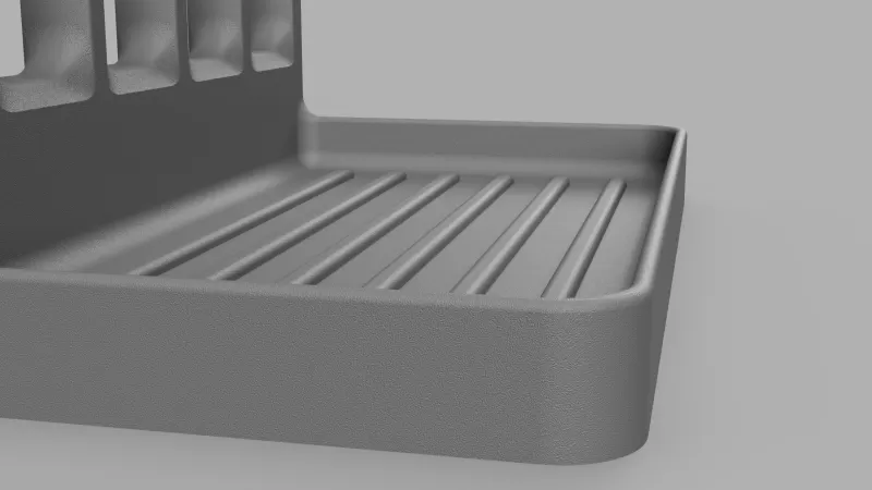 Kitchen Spatula Drain Tray - Model preview 6