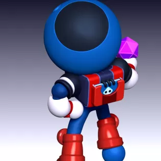 Meeple Brawl Stars Fan Art - Model thumbnail 7