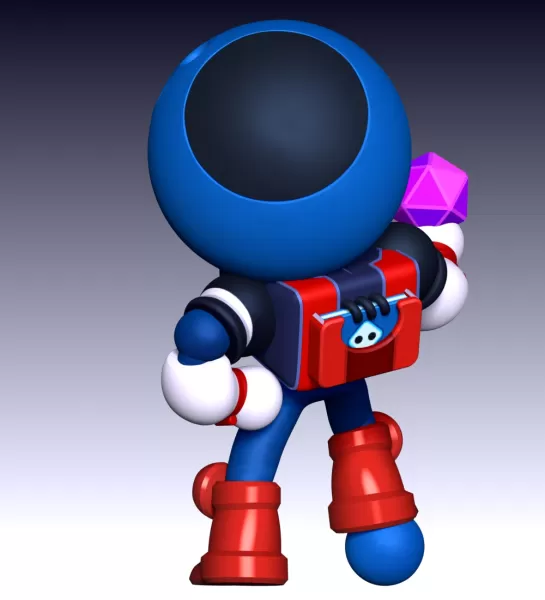 Meeple Brawl Stars Fan Art - Model preview 7