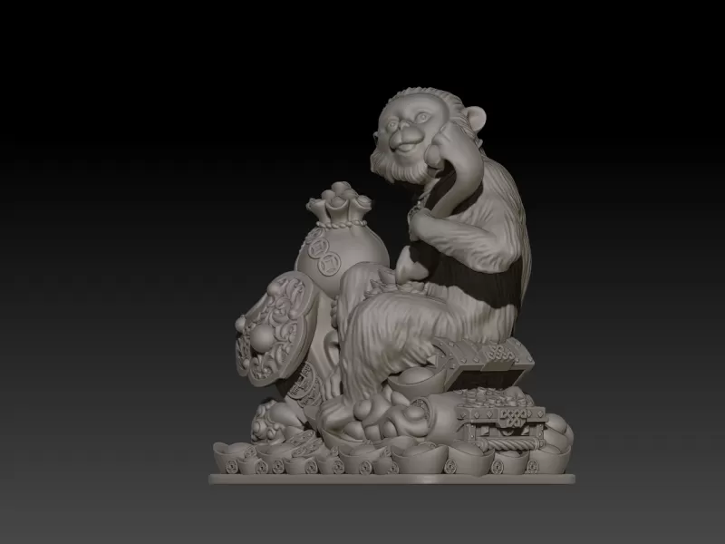 Zodiac Monkey - Model preview 2