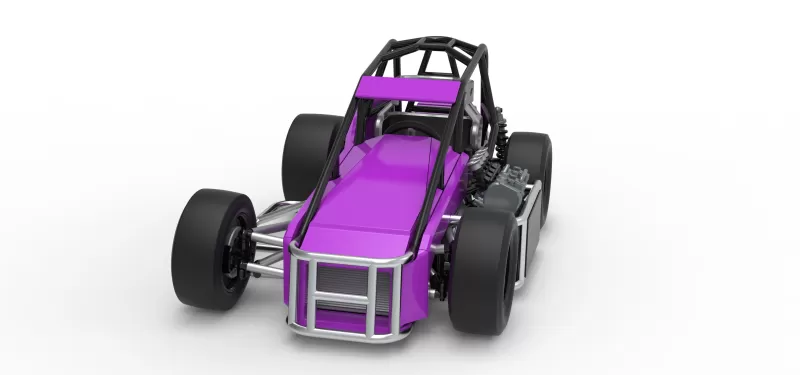 Three Quarter Midget Scale 1:25 - Model preview 5