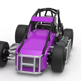 Three Quarter Midget Scale 1:25 - Model thumbnail 5
