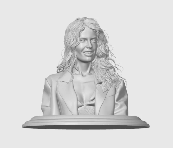 Elodie Fontan 3D Bust Print - Model preview 11