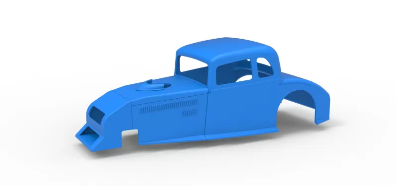 Shell of Canadian vintage modified stock car Scale 1:25 - Model preview 1