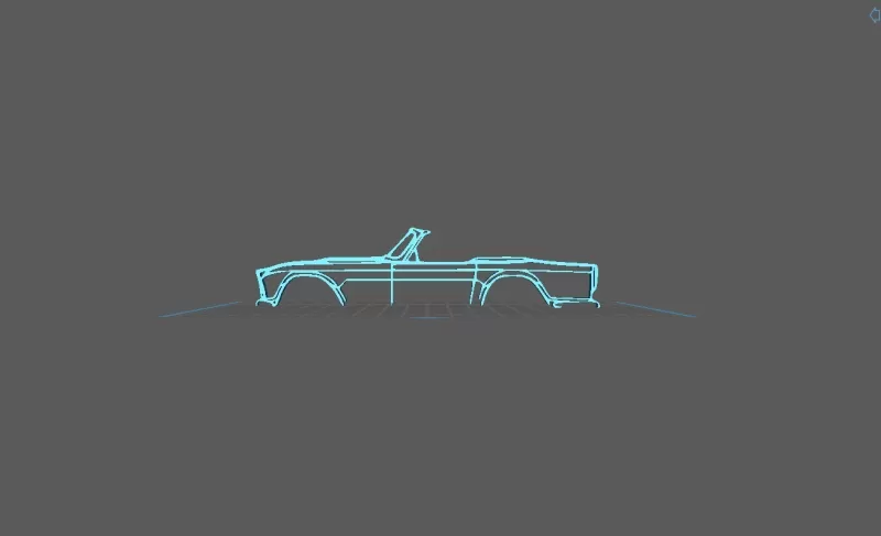 Triumph - TR4 1965 Wall Art - Model preview 1