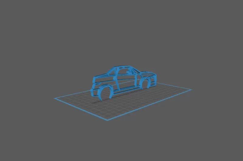 Lexus - RZ Wall Art - Model preview 2
