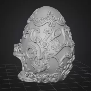 Fantasy Egg House – STL File 3D Printable - Model thumbnail 8