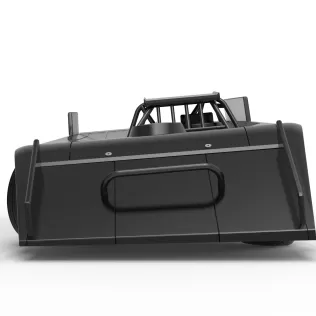 Wedge Dirt Late model while turning Scale 1:25 - Model thumbnail 7