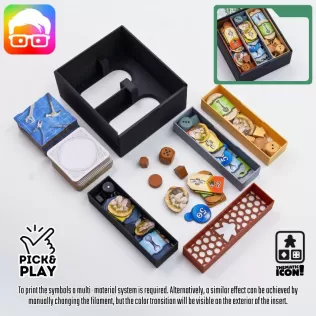 Planta Nubo board game organizer by @ammedia3d - Model thumbnail 8