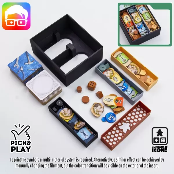 Planta Nubo board game organizer by @ammedia3d - Model preview 8