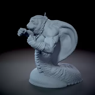 Cobra Seal Alien Creature Focobra - Model thumbnail 3