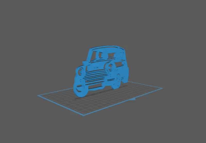 Mini Cooper Wall Art - Model preview 1