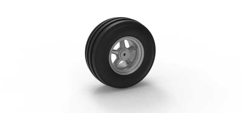 Front tractor wheel Version 5 Scale 1:25 - Model preview 8