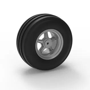 Front tractor wheel Version 5 Scale 1:25 - Model thumbnail 8
