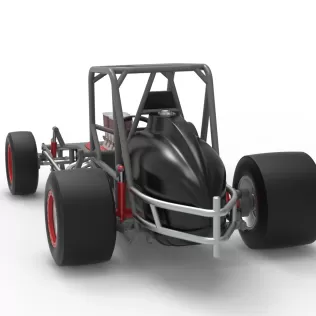 Vintage Pavement Silver Crown Car Base Scale 1:25 - Model thumbnail 14