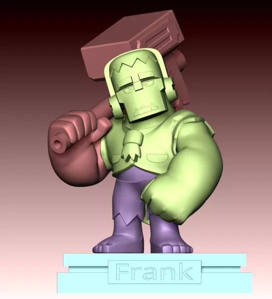 Frank Brawl Stars Fan Art - Model preview 11