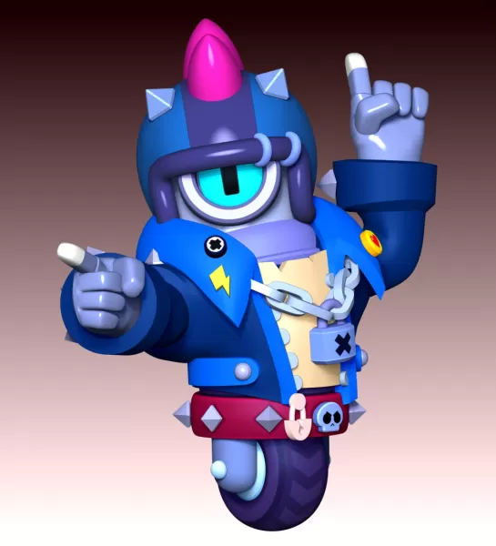 Stu - Brawl Stars - Model preview 5
