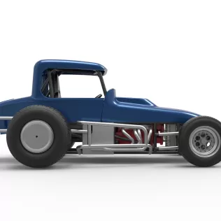Vintage Sprint car Version 2 Scale 1:25 - Model thumbnail 22