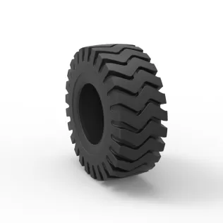 Tractor tire 38 Scale 1:25