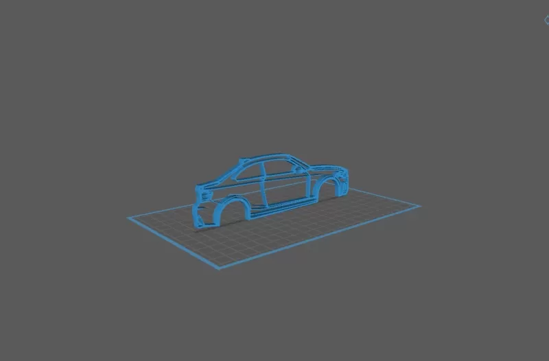 BMW - M240i 2018 Wall Art - Model preview 2
