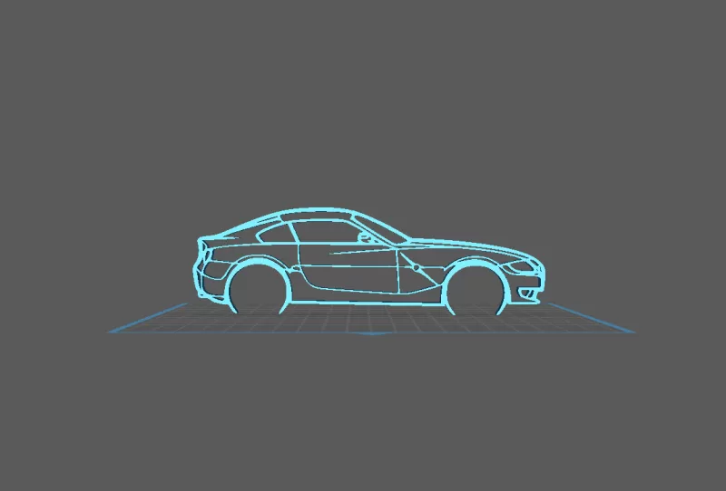 BMW - Z4M Wall Art - Model preview 2