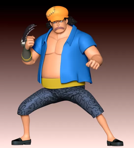 Marshall D Teach Young - One Piece - Model preview 6