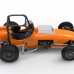 Dirt Silver Crown Champ car Version 2 Scale 1:25 - Model thumbnail 23