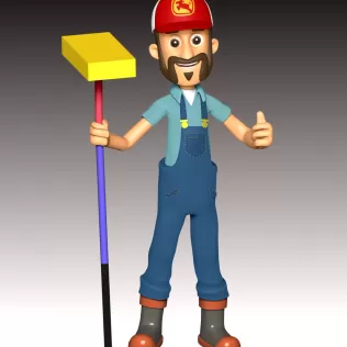 Farmer Al Fan Art - Model thumbnail 4
