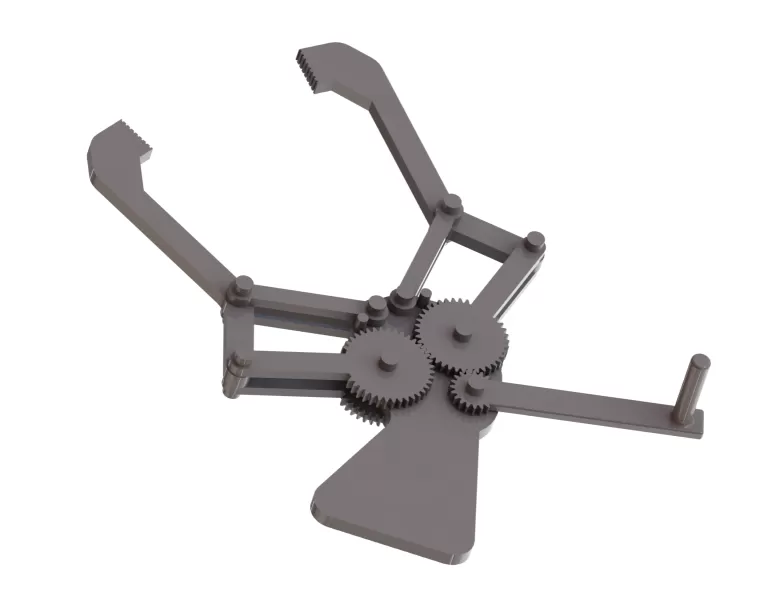 Mechanical gripper - Model preview 2
