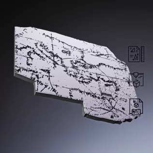 Cortona Chart Map #RoZ - Model thumbnail 3