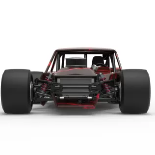 Vintage Asphalt Modified stock car V13 Scale 1:25 - Model thumbnail 7