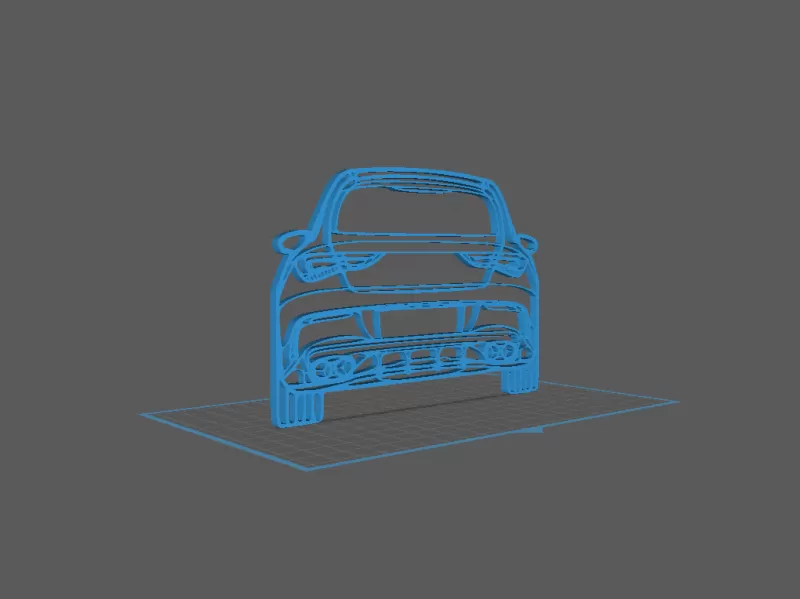 Mercedes - CLA 2023 Wall Art - Model preview 1