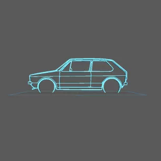 Volkswagen - Golf 1 Wall Art