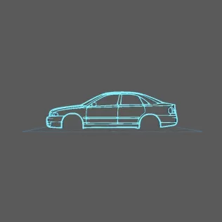 Audi - RS4 B5 2001 Wall Art