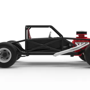 Vintage Semi-Late Model Stock Car Base Scale 1:25 - Model thumbnail 19