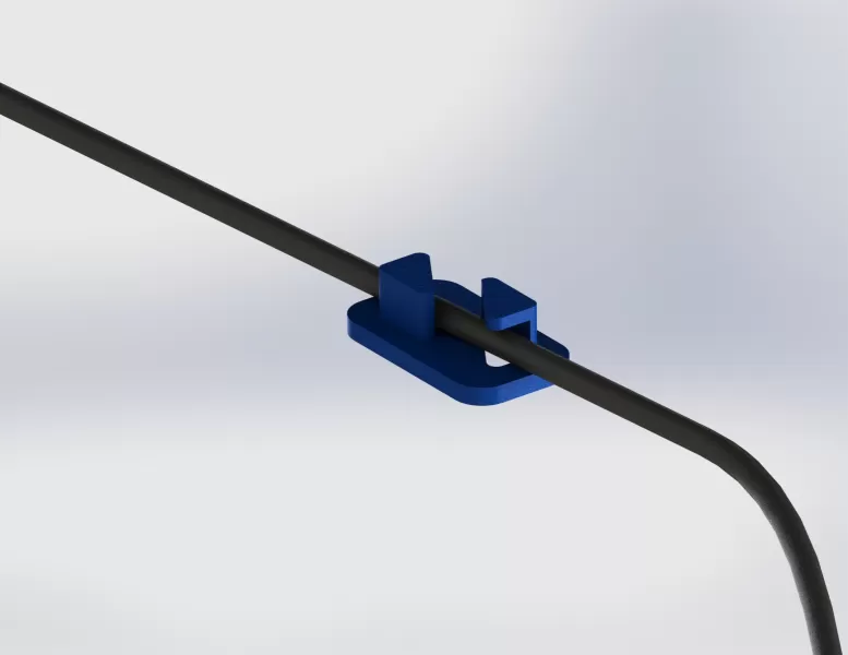 Free Cable Organizer Clip Clean Desk - Model preview 4