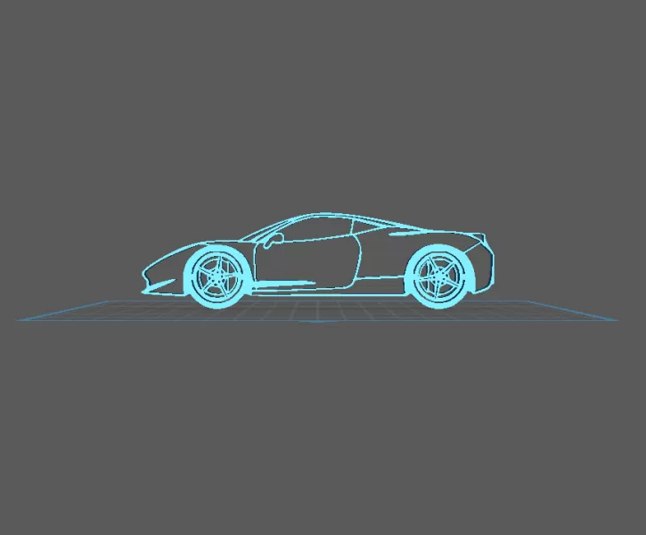 Ferrari - 458 Italia Wall Art - Model preview 1