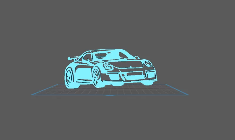 Porsche - GT3 Wall Art - Model preview 2