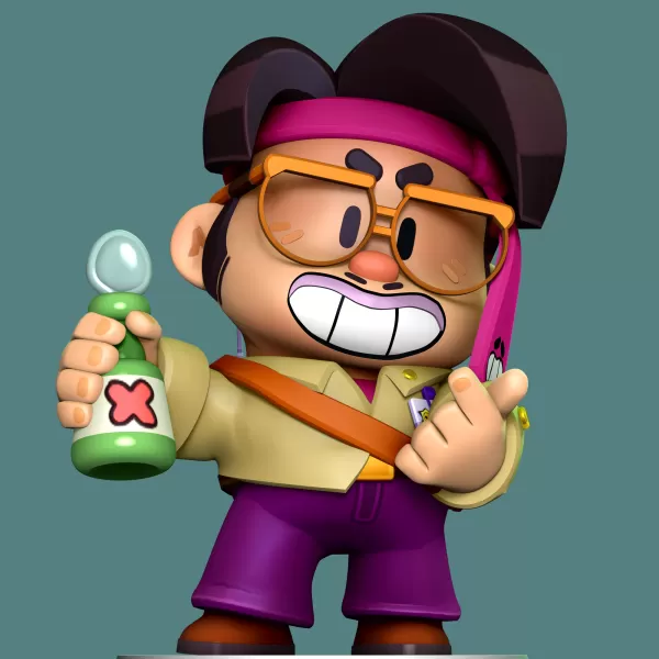 Jae-yong - Brawl Stars - Model preview 1