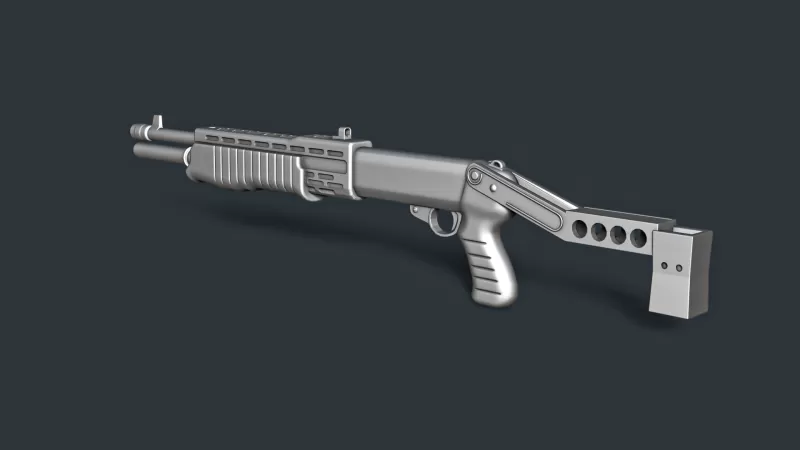 SPAS-12 Shotgun RoZ - Model preview 4
