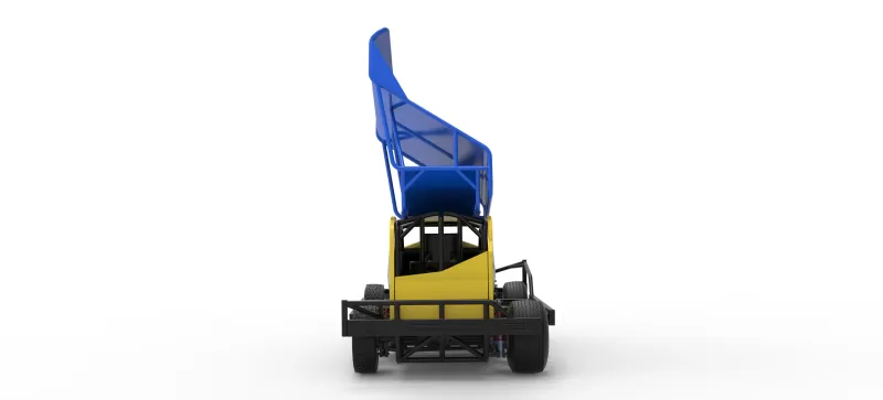 BriSCA Formula 1 Stock Car for Dirt Version 2 Scale 1:25 - Model preview 16