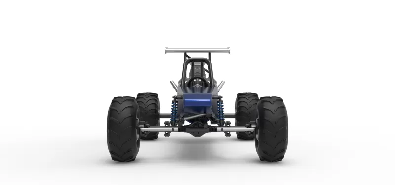 Vintage Mud dragster Scale 1:25 - Model preview 7