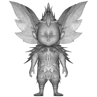 Woodland Fae Character Pack (10 High-Poly Kitbash Figures) - Model thumbnail 17