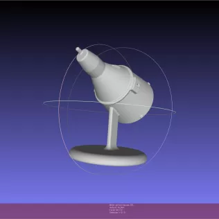 Gemini Capsule Printable Board Game Scale Space Race Micro Minia - Model thumbnail 4