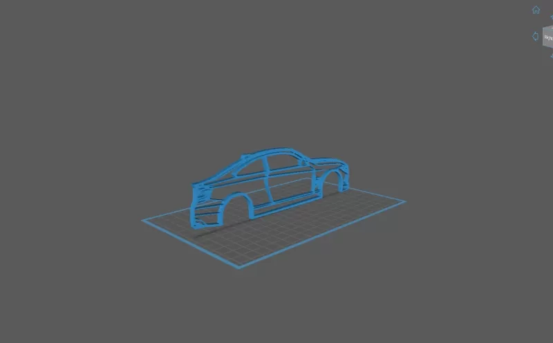 BMW - Alpina B4 2020 Wall Art - Model preview 2