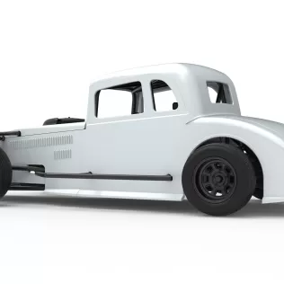 Canadian vintage modified stock car Scale 1:25 - Model thumbnail 13