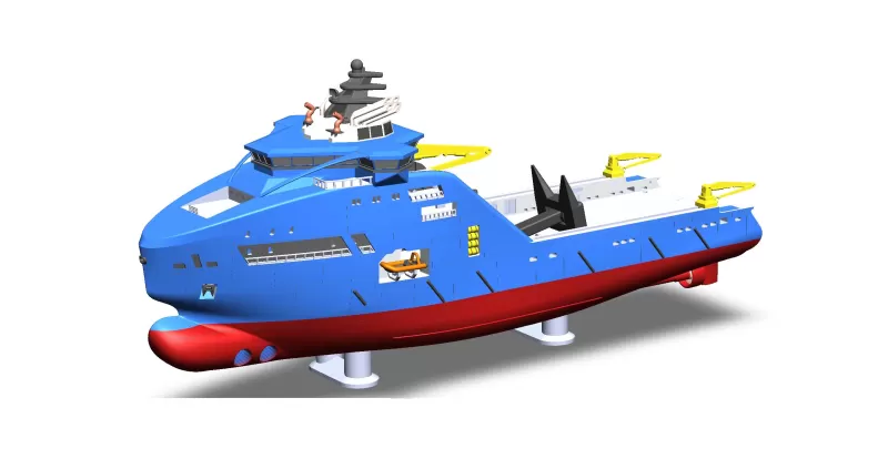 Bourbon – Horizon Arctic Ocean Going Tugs 1m model - Model preview 1