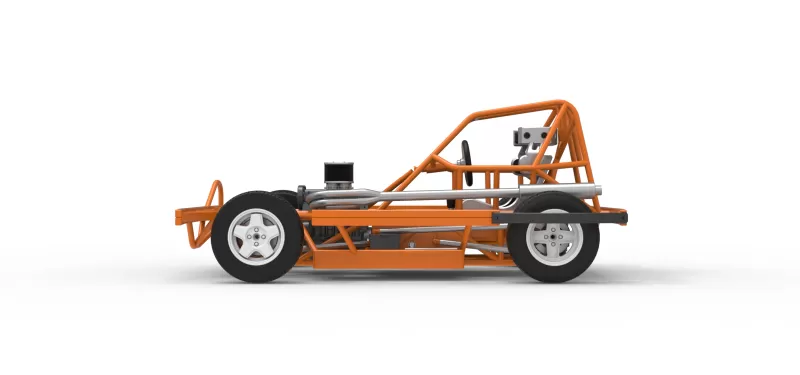 BriSCA Formula 2 Stock Car Base Scale 1:25 - Model preview 9