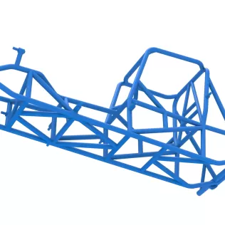 Frame of Vintage Pavement Sprint car Scale 1:25 - Model thumbnail 2